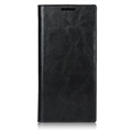 Samsung Galaxy Note20 Ultra Läder Plånboksfodral med Stativ - Svart