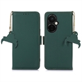 OnePlus Nord CE 3 Lite/N30 Läder Plånboksfodral med RFID - Grön