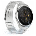 Vattentät Smartwatch med 02 Sensor T3 - Rostfritt Stål - Silver