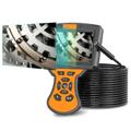 Vattentätt 8mm Endoskop Kamera med 8 LED-ljus M50 - 15m - Orange
