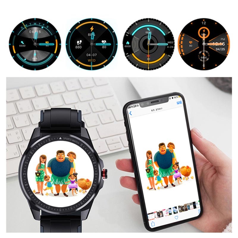 Vattentätt Bluetooth Smartwatch med Hjärtfrekvens SN88