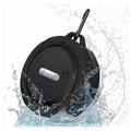 Vattentätt Bluetooth Högtalare med Sugkopp C6 - Svart