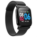 Vattentätt Bluetooth Sports Smartwatch CV06 - Milanese - Sort
