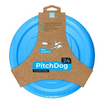 Waudog PitchDog Frisbee för hundar - 24cm - Blå