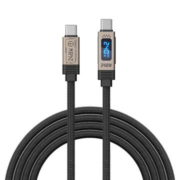 Wekome WDC-49 Ladon 4 USB-C-kabel - 240W, 40Gbps - 1.2m