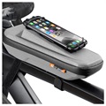 West Biking Väska till Cykelramen med Telefon Hållare - 4"-6.5" - Grå