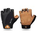 West Biking YP0211196 Halvfinger sport- / cykelhandskar - XL - Brun / svart