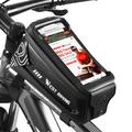West Biking YP0707275 Cykelhållare / cykelväska för övre rör - 2.5l/7" - Svart