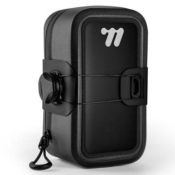 West Biking YP0707394 Vattentät självlåsande cykelsadelväska - svart