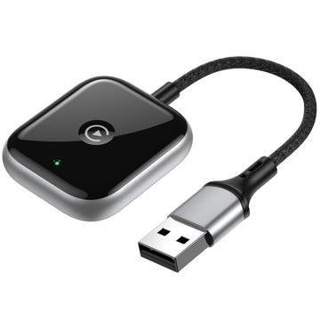 Kabelansluten till trådlös CarPlay-dongel för iPhone - Svart