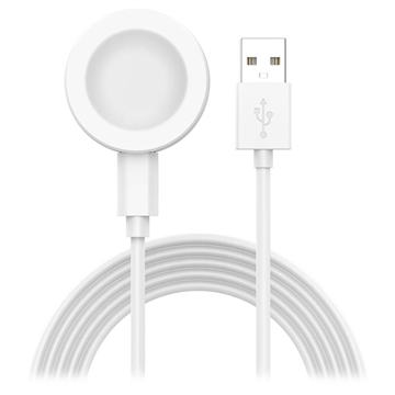 Huawei Watch 3 Pro Trådlös Laddare med Löstagbar Kabel - Vit