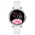Elegant Smartwatch för Kvinnor med Pulsmätare MK20 - Silver