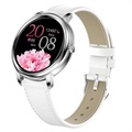 Elegant Smartwatch för Kvinnor med Pulsmätare MK20 - Silver