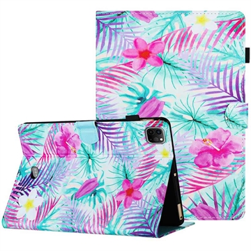 iPad Pro 11 2024/2025 Wonder Series Foliofodral - Blad och blommor