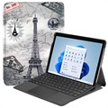 Wonder Serie Microsoft Surface Pro 8 Folio Fodral - Eiffeltornet