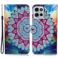 Motorola Moto G75 Wonder Series Plånboksfodral - Mandala