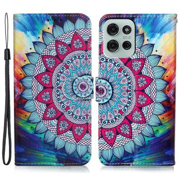 Motorola Moto G75 Wonder Series Plånboksfodral - Mandala