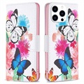 Wonder Series iPhone 14 Pro Plånboksfodral - Fjärilar