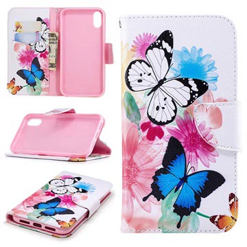 iPhone XR Plånboksfodral - Wonder Series - Fjärilar