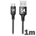 Wozinsky Data & Laddningskabel - USB-A/USB-C - 1m