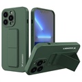 Wozinsky Kickstand iPhone 13 Pro Silikonskal - Grön