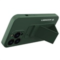 Wozinsky Kickstand iPhone 13 Pro Silikonskal - Grön