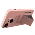 Wozinsky Kickstand iPhone 13 Silikonskal - Rosa