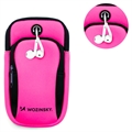 Wozinsky Universell Dual Pocket Sportarmband till Smartphones - Rosa