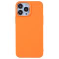 X-Level iPhone 14 Pro Gummerat Plastskal - Orange