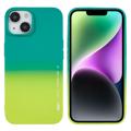 X-Level Rainbow iPhone 14 Plus TPU-skal - Gul / Grön