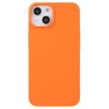 X-Level iPhone 14 Gummerad Plastskal - Orange