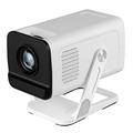 X1AR Android 14 bärbar projektor - 720p, stöd för 4K, Wi-Fi 6, Bluetooth 5.4 - Vit