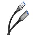XO NB220 USB till USB 3.0 förlängningskabel - 2m - Svart