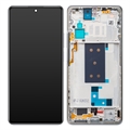 Xiaomi 11T Pro Fram Skal & LCD Display 5600040K3S00 - Silver