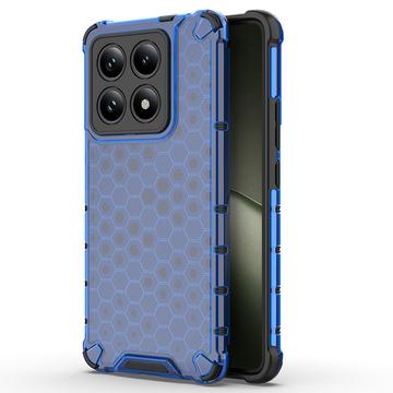 Xiaomi 14T Honeycomb Armored Hybrid Skal - Blå