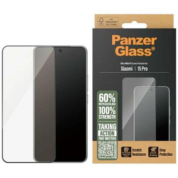 Xiaomi 15 Pro PanzerGlass Ultra-Wide Fit Skärmskydd - Svart Kant