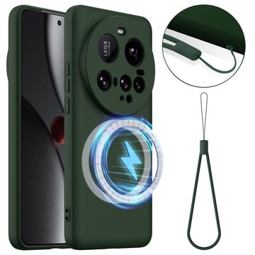 Xiaomi 15 Ultra Liquid Silikonskal - MagSafe-kompatibelt - Mörk grön