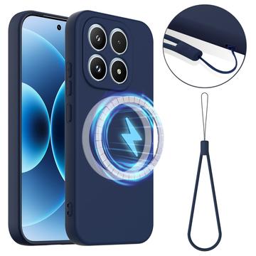 Xiaomi 17 Liquid Silikonskal - MagSafe-kompatibelt - Mörkblå