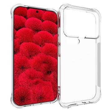 Xiaomi 17 Pro Max Stötsäkert silikonskal - Genomskinlig