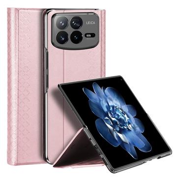 Xiaomi Mix Fold 4 Dux Ducis Bril Flipfodral - Rosa