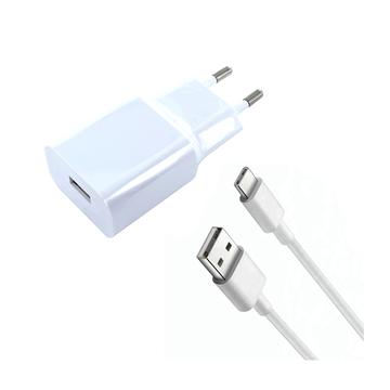 Xiaomi snabbladdare 10W med USB-C-kabel MDY-08 - Bulk - Vit