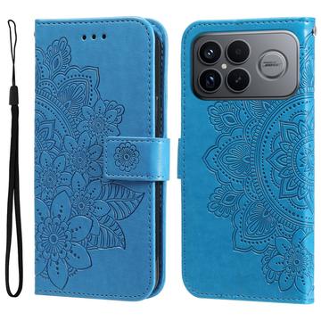 Xiaomi Redmi K90 Pro Max Mandala Series Plånboksfodral - Blå