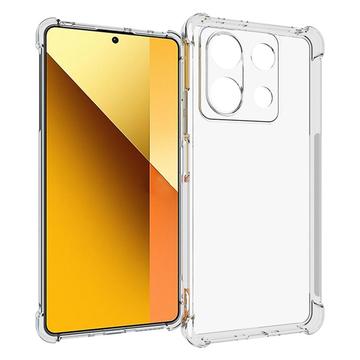 Xiaomi Redmi Note 13 Stöttåligt TPU-skal - Genomskinlig