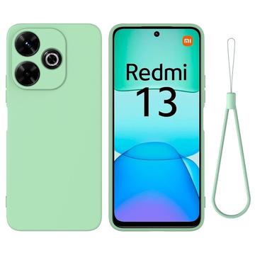 Xiaomi Redmi Note 13R/Redmi 13/Poco M6 4G Liquid Silikonskal - Grön