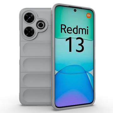 Xiaomi Redmi Note 13R/Redmi 13 5G Rugged TPU-skal - Ljusgrå