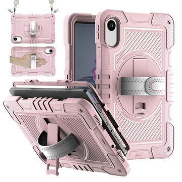 Xiaomi Redmi Pad 2 Heavy Duty 360 Skal med Handrem - Roséguld