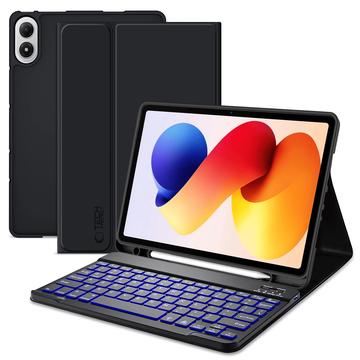 Xiaomi Redmi Pad 2 Pro/Poco Pad M1 Tech-Protect SmartCase Pen Bluetooth tangentbordsfodral - Svart