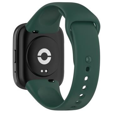 Xiaomi Redmi Watch 3 Lite/3 Active Soft Silikonrem - Mörk grön