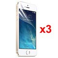 iPhone 5 / 5S / SE Xqisit Displayfilm - 3 St.