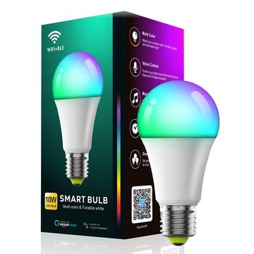 ZJ-BWBL1H-RGBWW-1P 10W Smart Voice-glödlampa WiFi Bluetooth RGBCW 220V LED-glödlampa